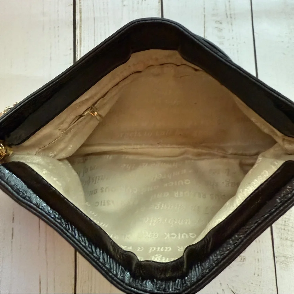 Kate Spade‎ | STORYBOOK Lining Shimmery Black Shoulder Bag, Vintage